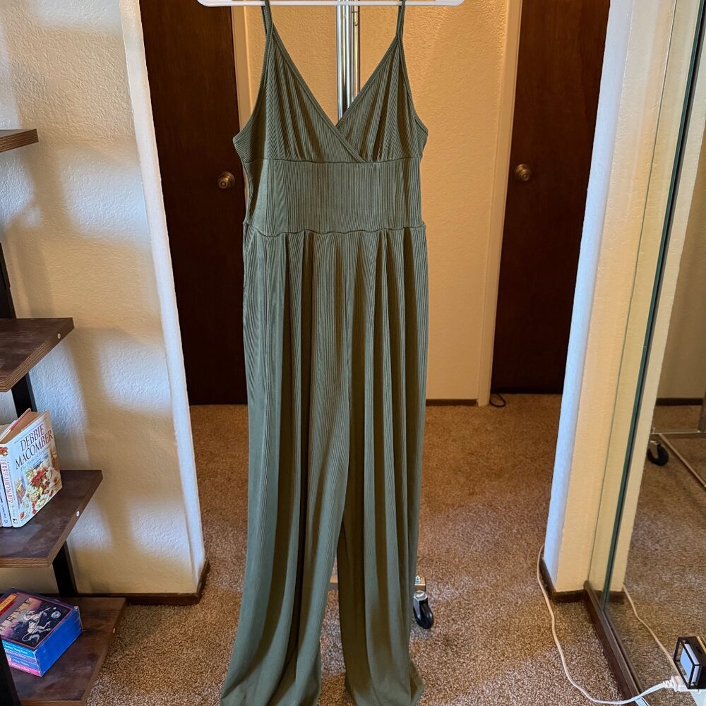 Cider Olive Jumpsuit